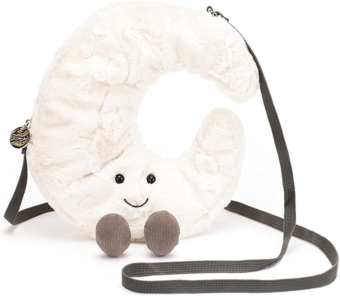 Jellycat Amuseable Moon Plush Bag Crossbody Purse with Zip Top Gifts for Kids Girls Tweens and Te... | Amazon (US)