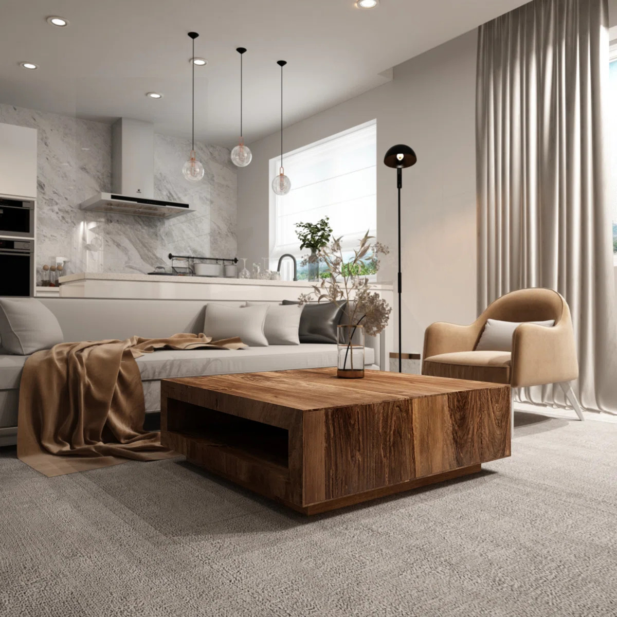 Caidyn Solid Wood Single Coffee Table | Wayfair North America