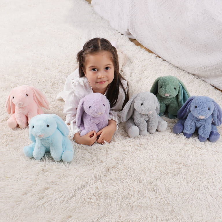 Apricot Lamb Grey Bunny S Stuffed Animals for Kids 7.9 Inches | Walmart (US)