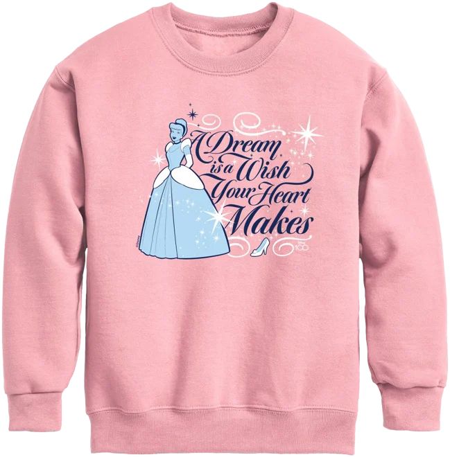 Disney 100 Cinderella Girls 7-16 A Dream Is A Wish Graphic Sweatshirt | Kohl's