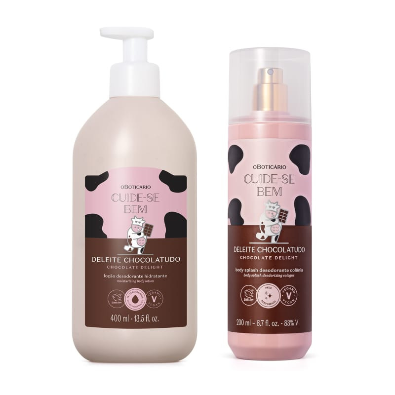 Kit Cuide-se Bem Deleite Chocolatudo o Boticário Delight Duo (2 Produtos) | Beleza Na Web (BR)