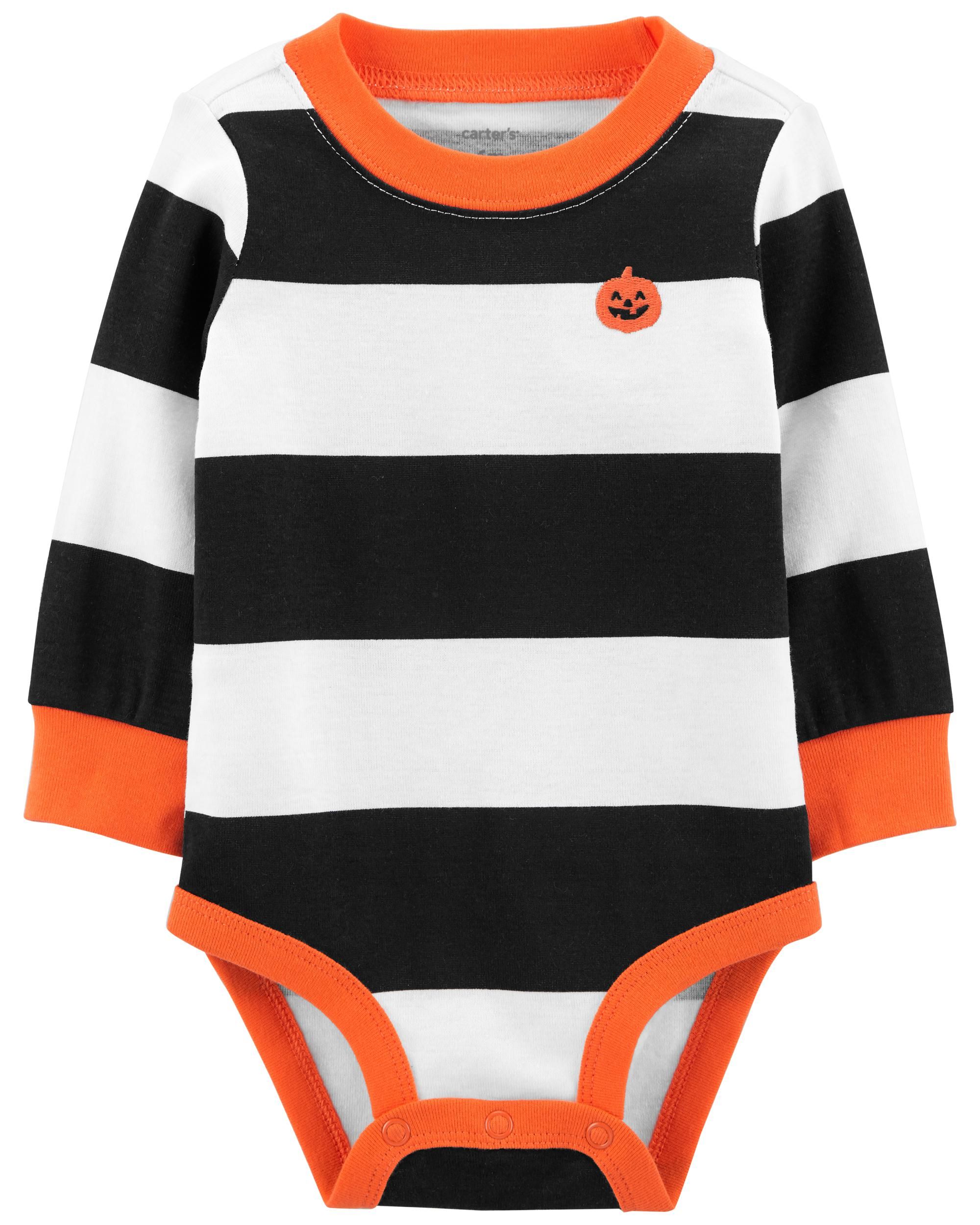 Striped Halloween Collectible Bodysuit | Carter's