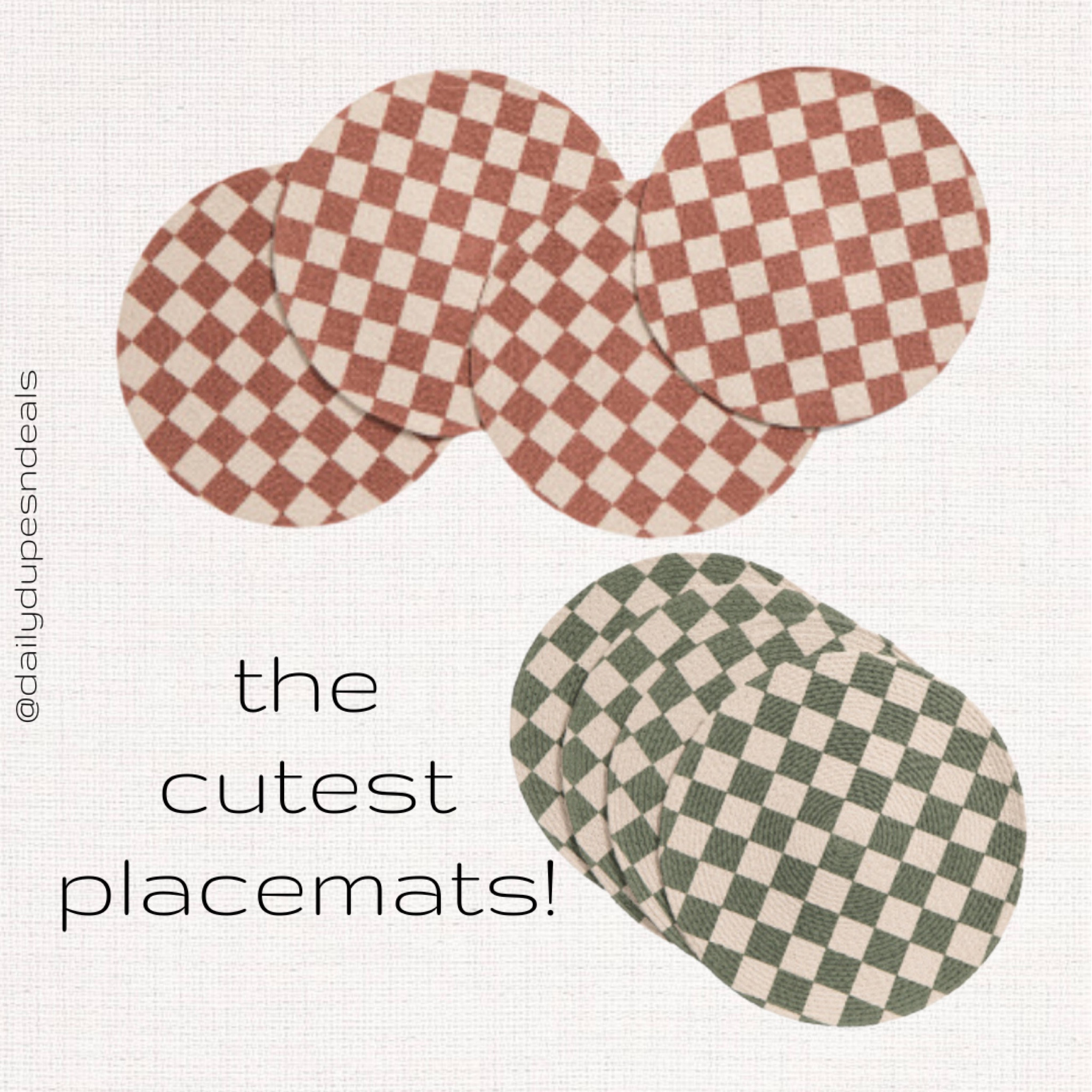 Checker checkered placemats kitchen fall home

#LTKSeasonal #LTKhome #LTKfindsunder50