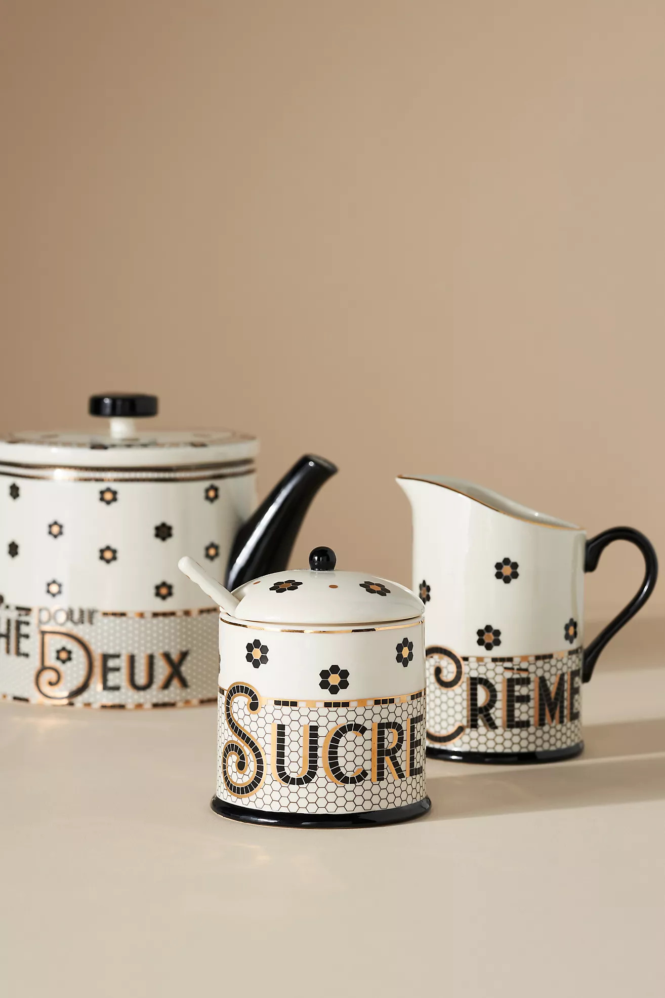 Bistro Tile Sugar Pot | Anthropologie (US)