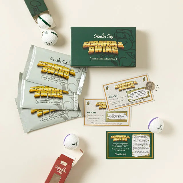Scratch & Swing Golf Challenges - 3 game pack | UncommonGoods