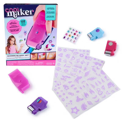 Cool Maker 8pc Shimmer Me Body Art Beauty Kit | Target