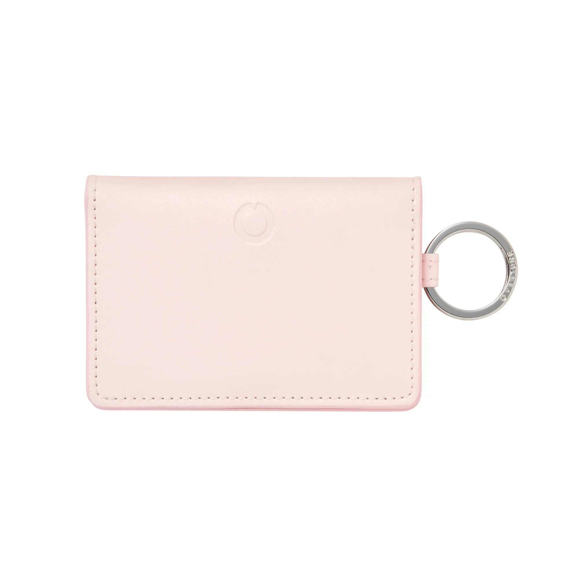 Keychain Wallet - Pink Leather ID Case | Oventure