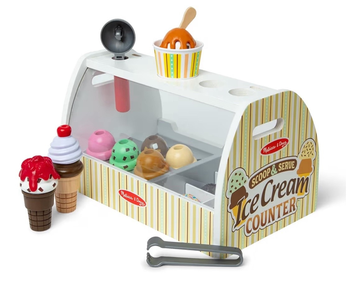 The Melissa & Doug Wooden Scoop & Serve Ice Cream Counter & Pretend Play Store has been named one of the top toys to gift this year, and it’s on Lightning Deal at Amazon for $35.99 - normally $70.99! Such a fantastic deal, and the cutest pretend play set 🍨 

#LTKSaleAlert #LTKKids #LTKGiftGuide