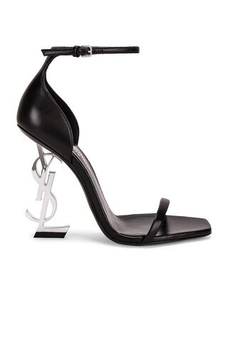 Saint Laurent Opyum YSL Heels in Black | FWRD 