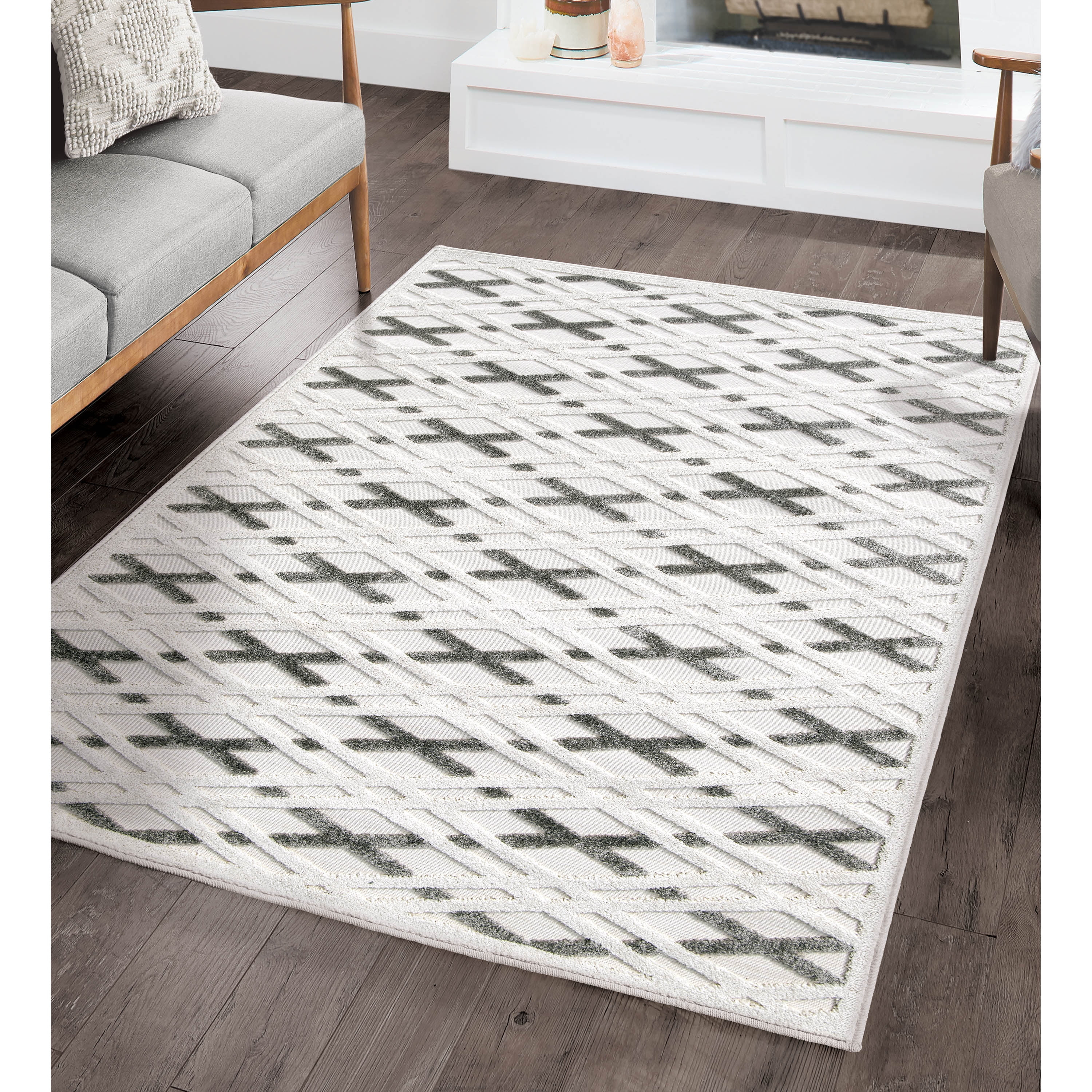 My Texas House Sutter Creek Area Rug, Silverton, 5'2" x 7'6" - Walmart.com | Walmart (US)