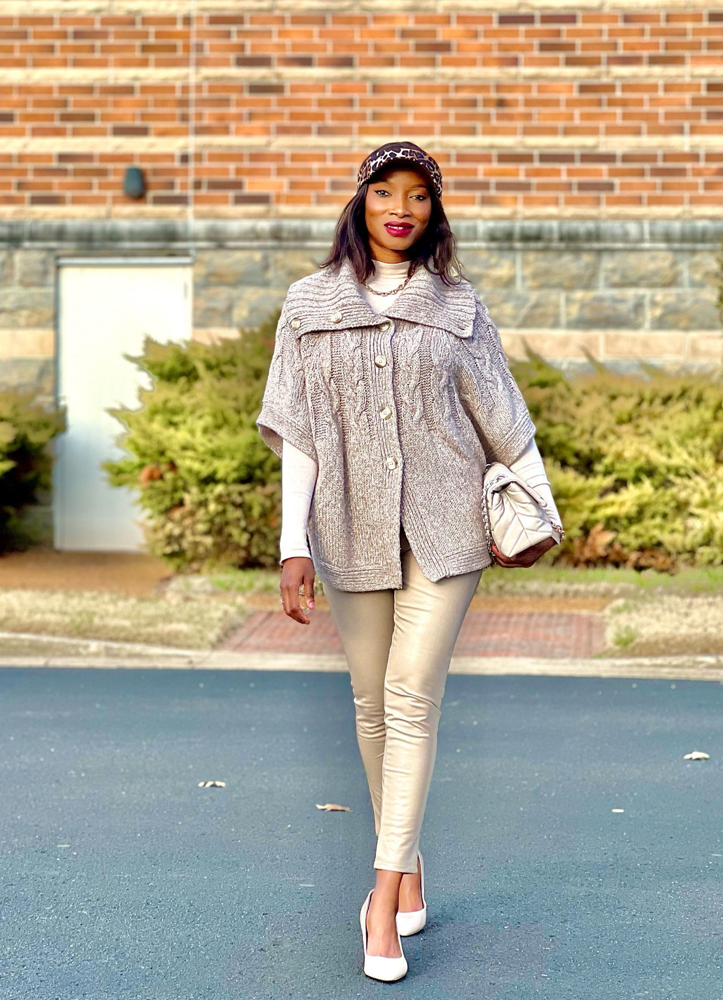 ✨Neutral tones, cable knit sweater, knit sweater, winter outfits, leather pants, leather leggings, minimalist style, neutral style, work wear, casual outfit, casual style

#LTKworkwear #LTKfit #LTKstyletip