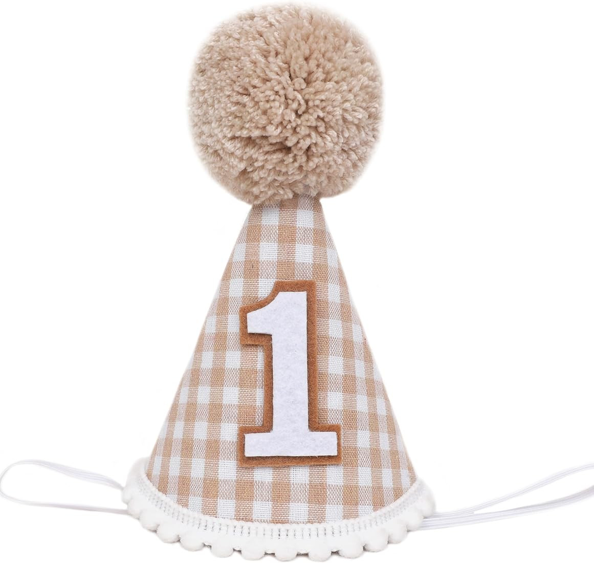 Agkvw Boho 1st Birthday Hat - Neutral 1st Birthday Hat, Boho First Birthday Decoration, 1st Birth... | Amazon (US)