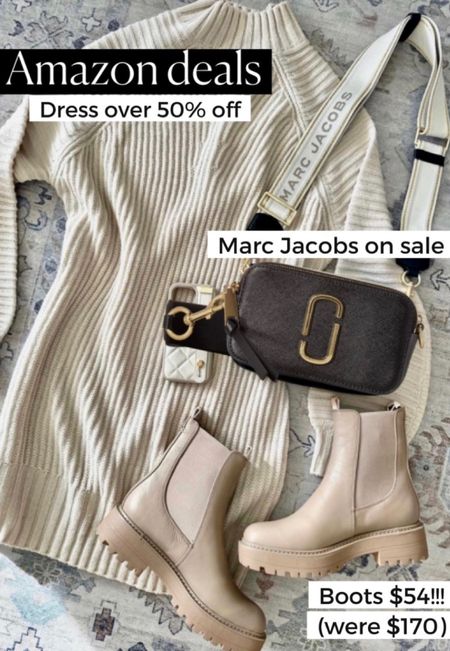 Sweater dress
Marc  Jacobs bag
Boot
Boots
Fall outfits 
Fall outfit 
#ltkseasonal 
#ltkfind
#ltku
#ltkfindsunder100
#ltksalealert 


#LTKfindsunder50 #LTKshoecrush #LTKitbag