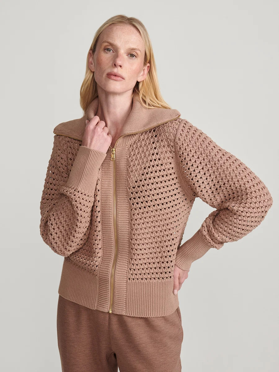 Eloise Zip-Through Knit | VARLEY US | Varley US