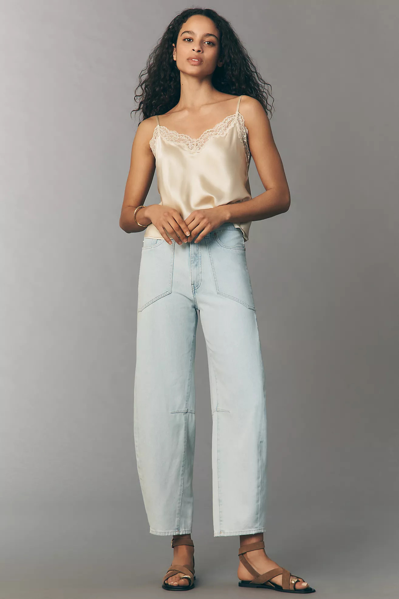 DL1961 Miro High-Rise Barrel Jeans | Anthropologie (US)
