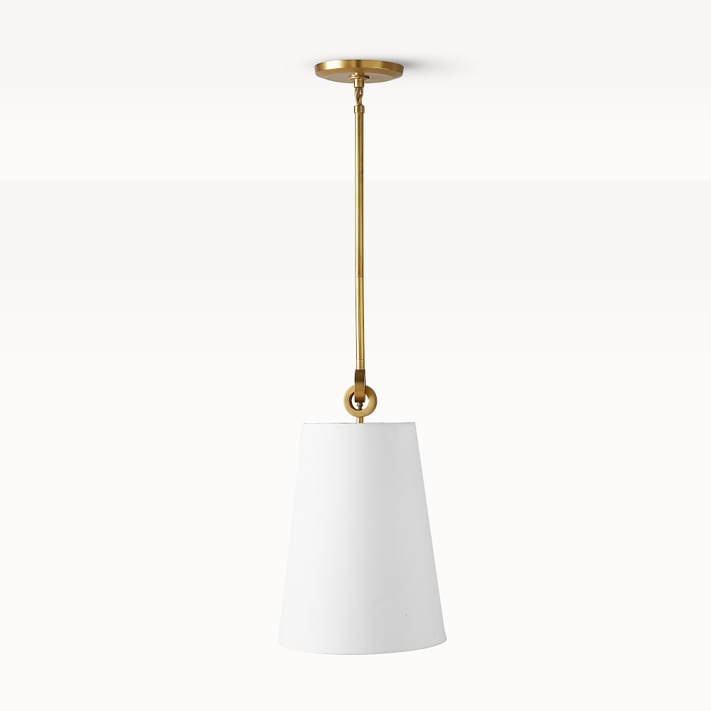 Chain Link Pendant, Black Linen | Williams-Sonoma