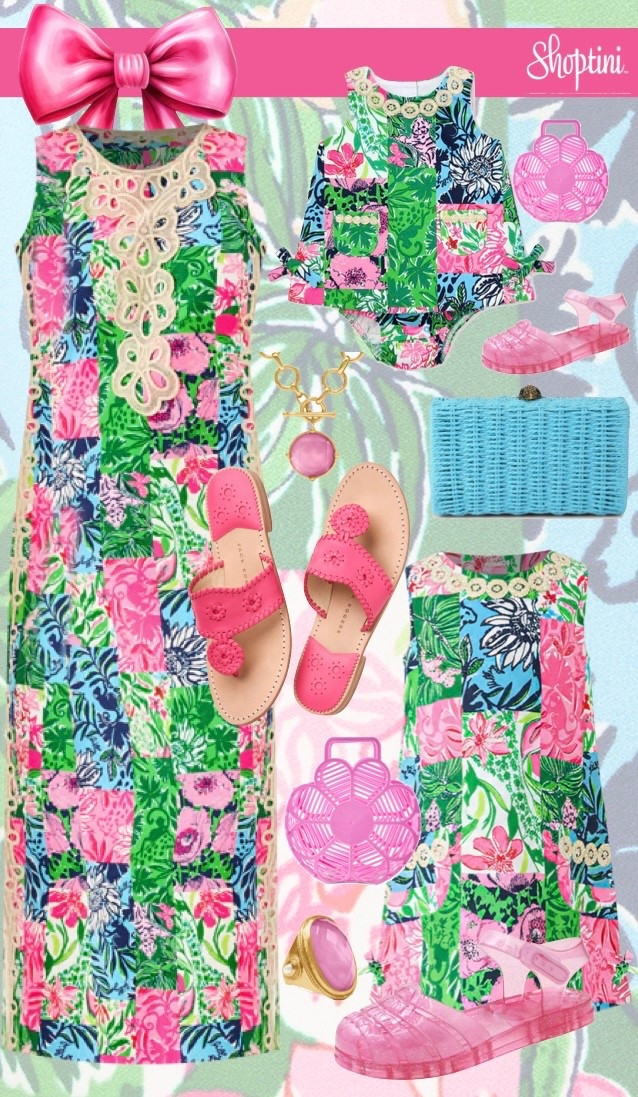 Matching mom and daughter vacation dresses from Lilly Pulitzer 

#LTKKids #LTKBaby #LTKTravel