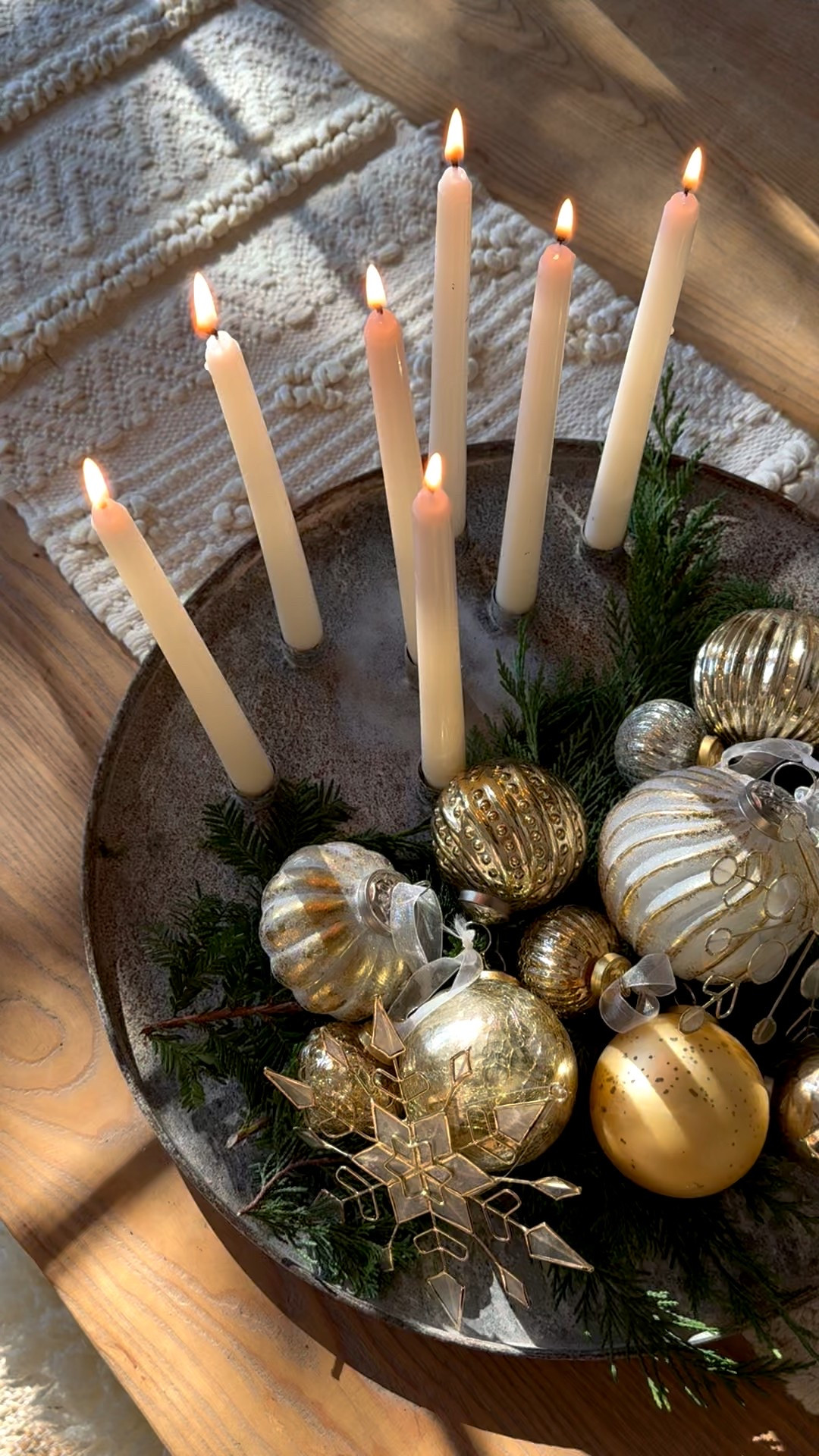 Shop this beautiful aged tray taper holder😍Use My Code TONI30 for a discount!!! 

#LTKHome #LTKSaleAlert #LTKHoliday