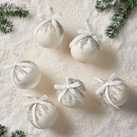 LoveShackFancy Round Ornaments - Set of 6 | Pottery Barn Teen