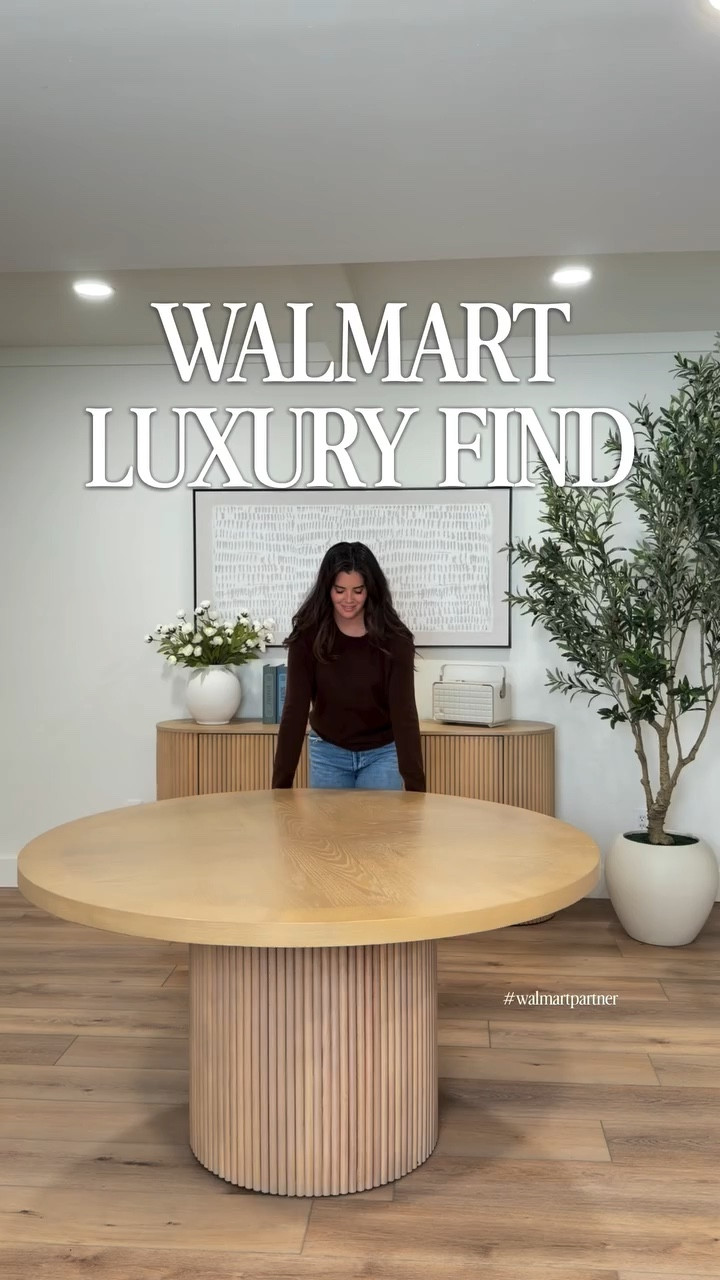 Follow @pleasantlybuilt and comment “shop” for the links! 

I think I just hit the jackpot with this Walmart luxury find. If you love a good matching furniture set, this one is perfect. I went for a modern transitional look in our basement, and this set honestly looks so high end. I love the fluted detailing and the natural oak finish. I’m so excited for game nights in this space, but I could also see these pieces styled beautifully in a kitchen or dining room. And the best part? The price is incredible for the quality.

#diningfurniture #walmartpartner #walmart #walmartfinds