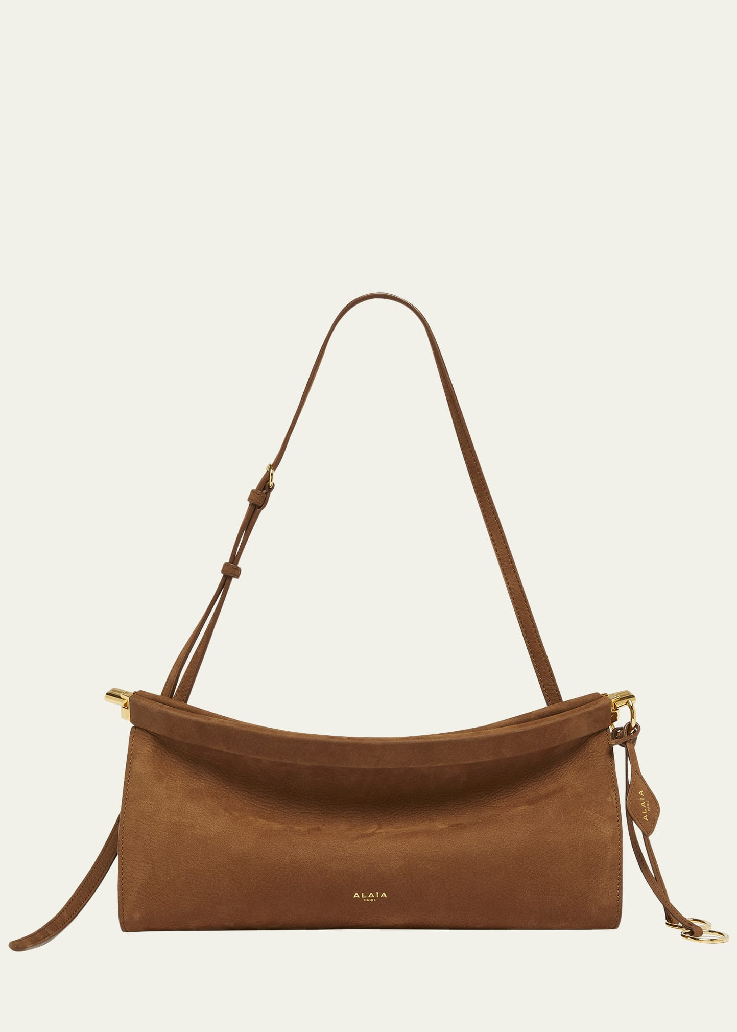 ALAIA Le Click Medium Shoulder Bag in Leather | Bergdorf Goodman