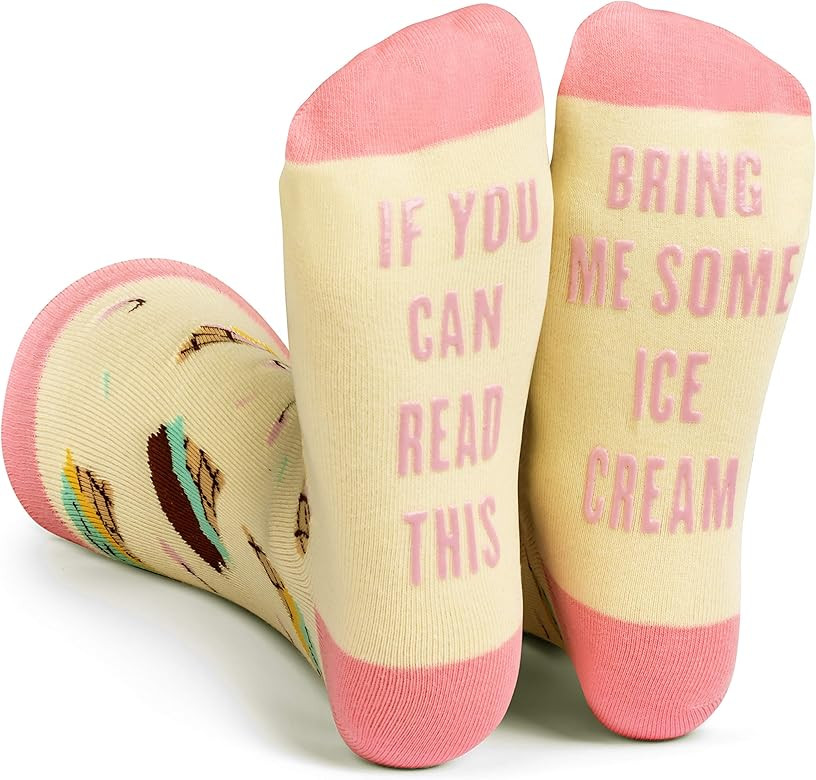 Lavley If You Can Read This - Funny Socks Novelty Gift For Men, Women and Teens | Amazon (US)