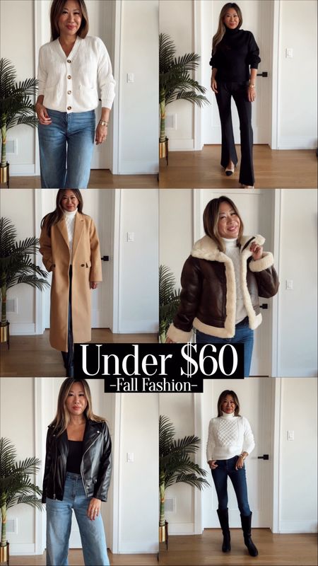Fashion under $60, shearling bomber coat, camel coat, fall fashion, Walmart fashion, Walmart finds, best denim, fall style, turtleneck sweaters, size XS, denim size 3, leggings size small. 

#LTKHoliday #LTKstyletip #LTKfindsunder100