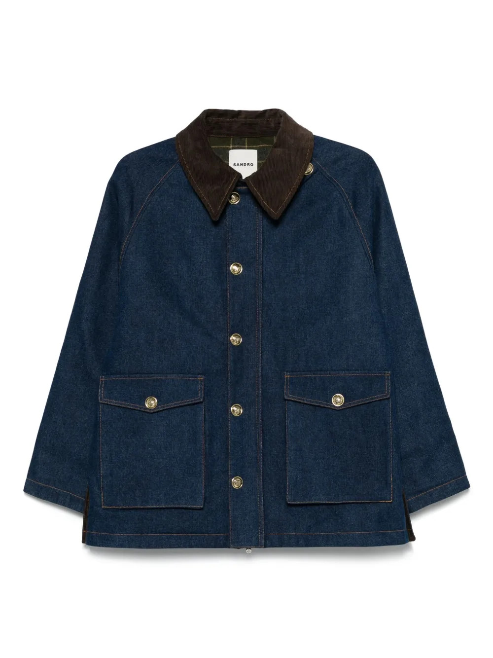 SANDRO Denim Jacket | Blue | FARFETCH | Farfetch Global