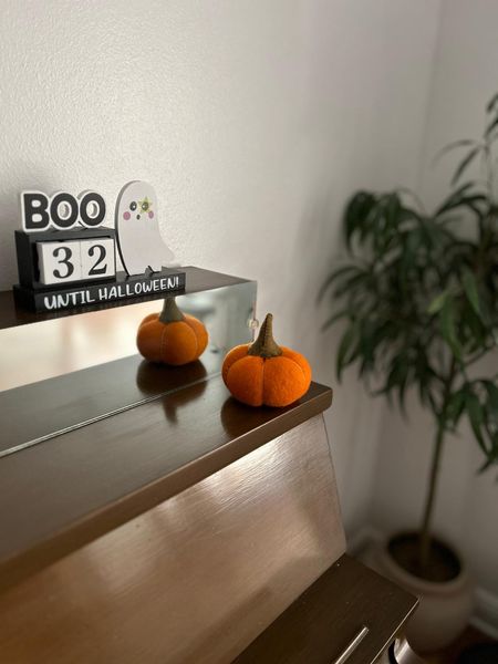 It's almost halloween! Get this 'boo' countdown calendar and style your spooky corner together with your pumpkins. It's boo season y'all. 

#LTKHalloween #LTKSeasonal #LTKhome