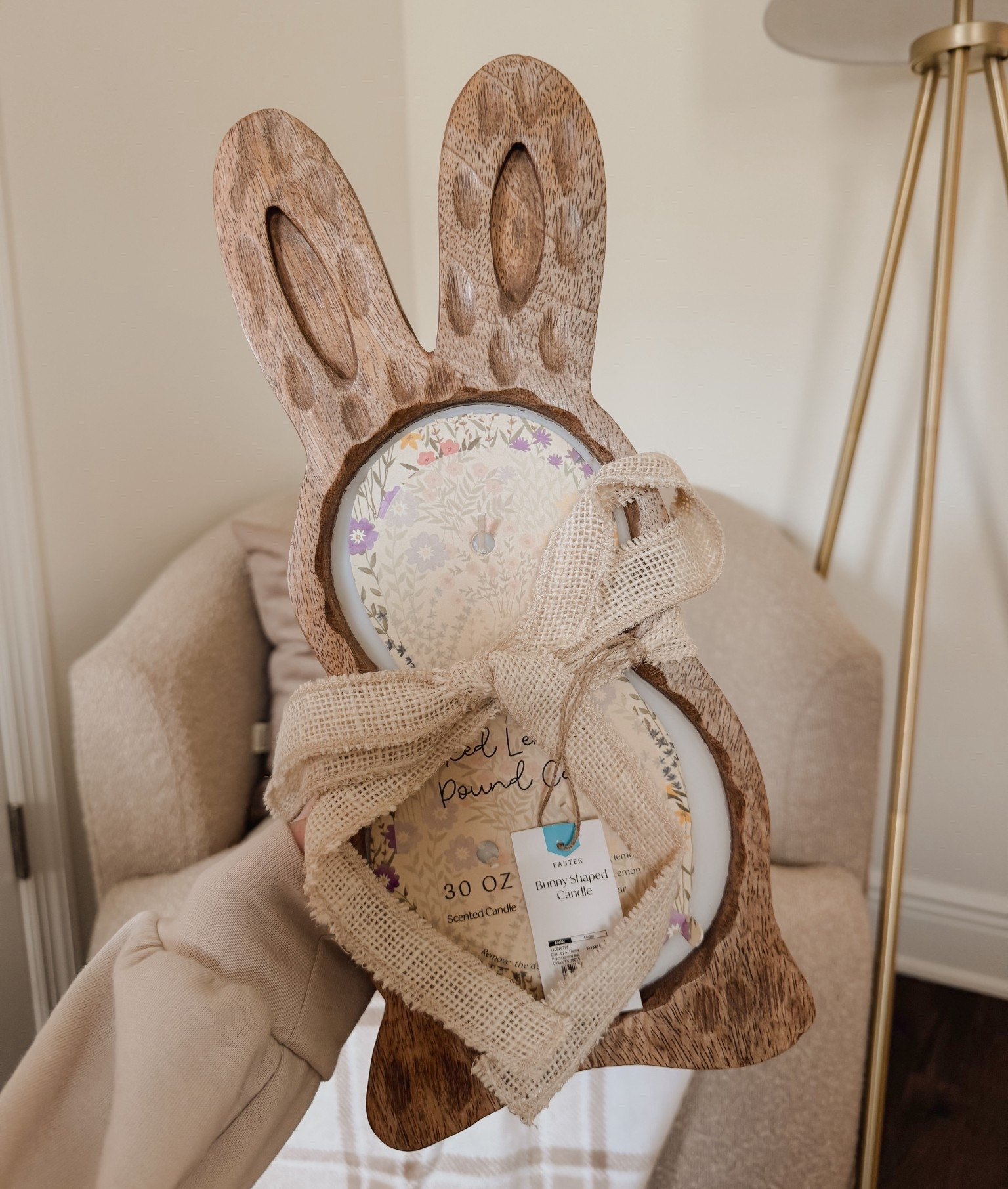 How adorable is this bunny candle!?🐰😍

#LTKHome #LTKSeasonal