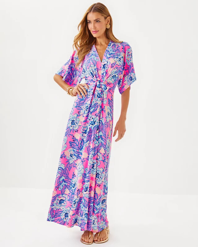 Wisteria V-Neck Maxi Dress | Lilly Pulitzer