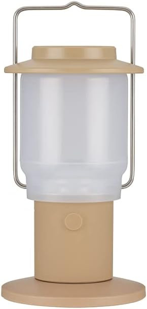 Snow Peak Home & Camp Lantern - Dimmable Warm White Lighting - Khaki, D 4.8" H 9.8" | Amazon (US)
