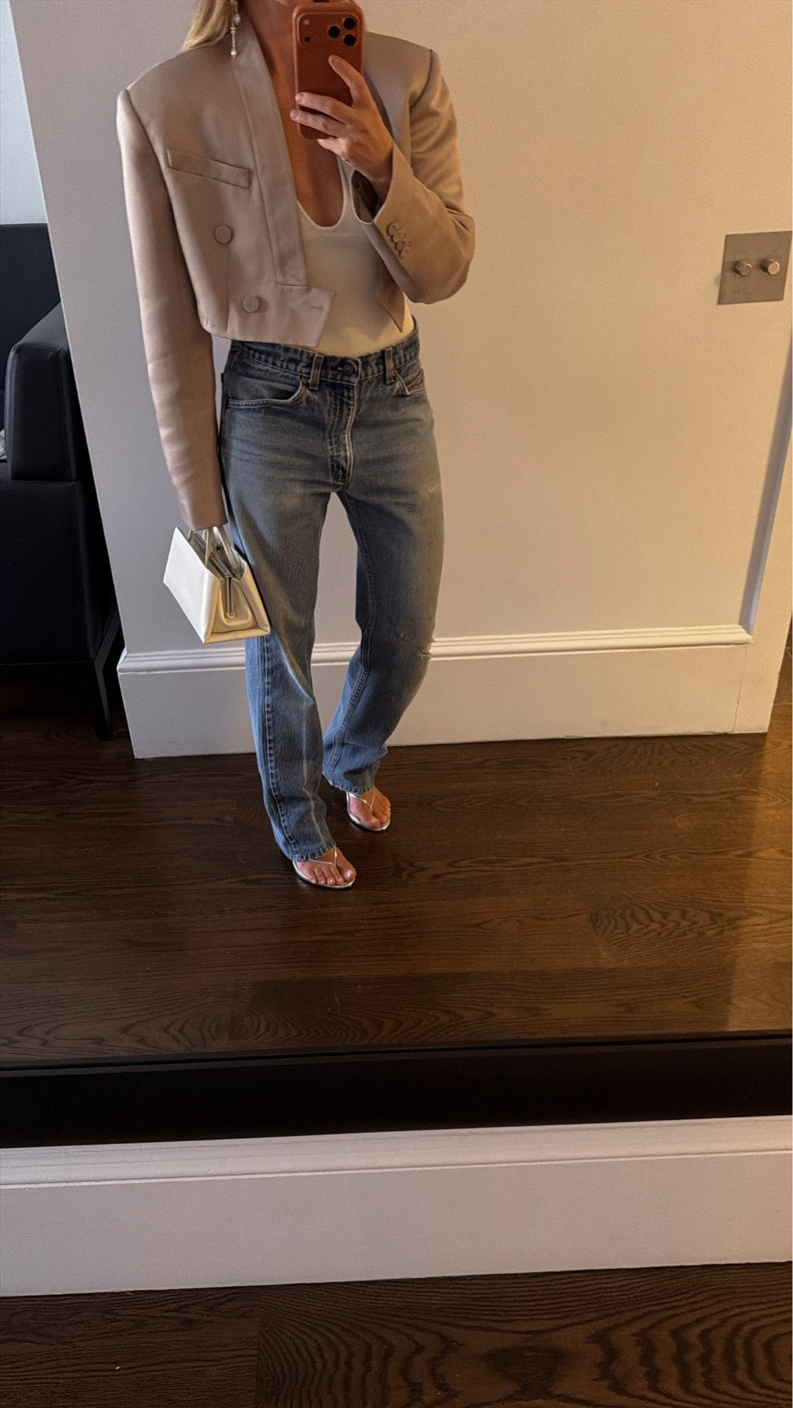 Cropped blazer Xs 
Bodysuit Xs