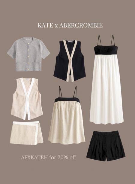 Gorg new collection on Abercrombie! So gorg for summer 🫶🏼 

20% off with the code too! 

#LTKeurope #LTKsummer #LTKspring