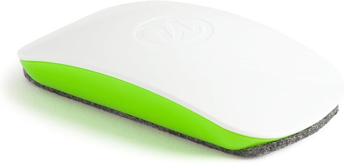 U Brands Magnetic Whiteboard Eraser, 4.5" x 2.25" x 1", Dry Erase Felt Eraser, White and Green, L... | Amazon (US)