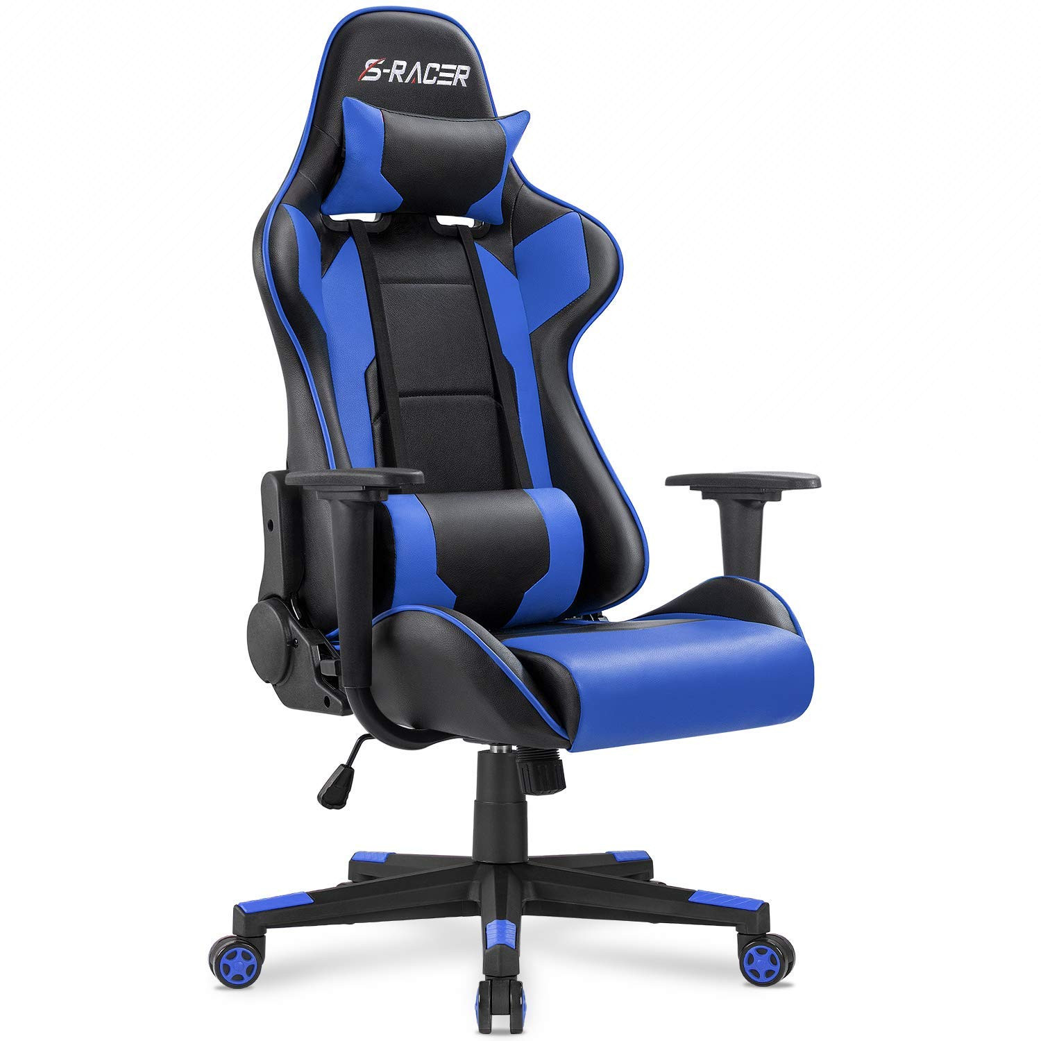 Homall Gaming Chair, Office Chair High Back Computer Chair Leather Desk Chair Racing Executive Er... | Amazon (US)