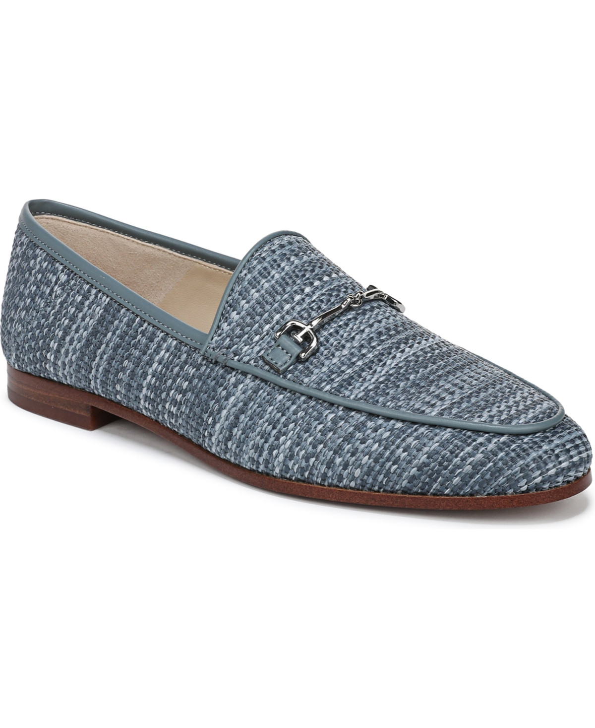 Sam Edelman Women's Loraine Tailored Loafers - Slate Sky Fabric | Macy's