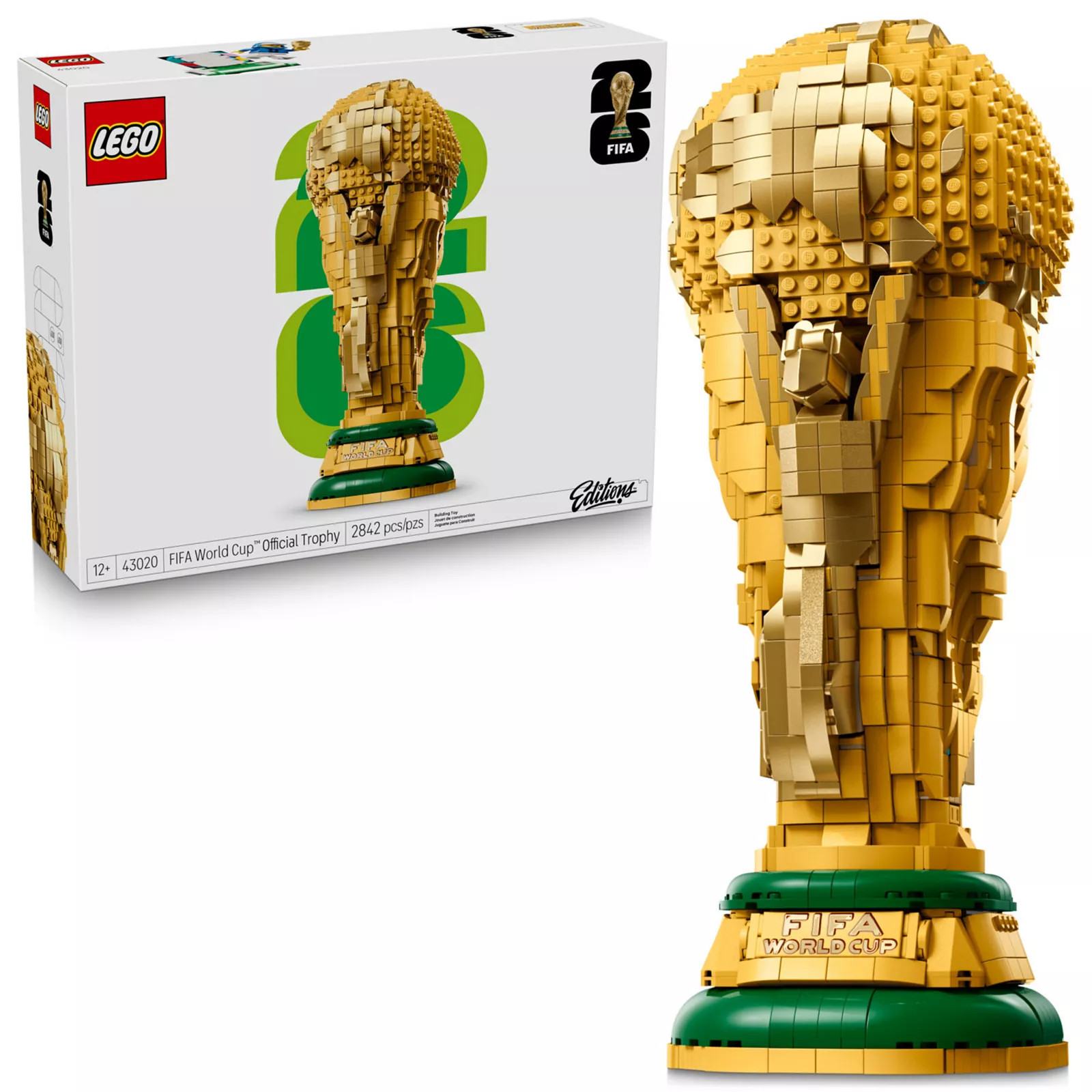 LEGO Editions FIFA World Cup Official Trophy 43020 Building Kit (2842 Pieces), Multi | Kohl's
