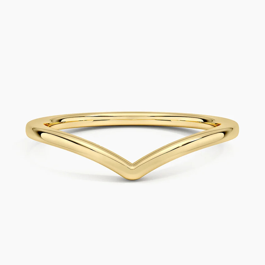 Chevron Ring in 18K Yellow Gold | Brilliant Earth