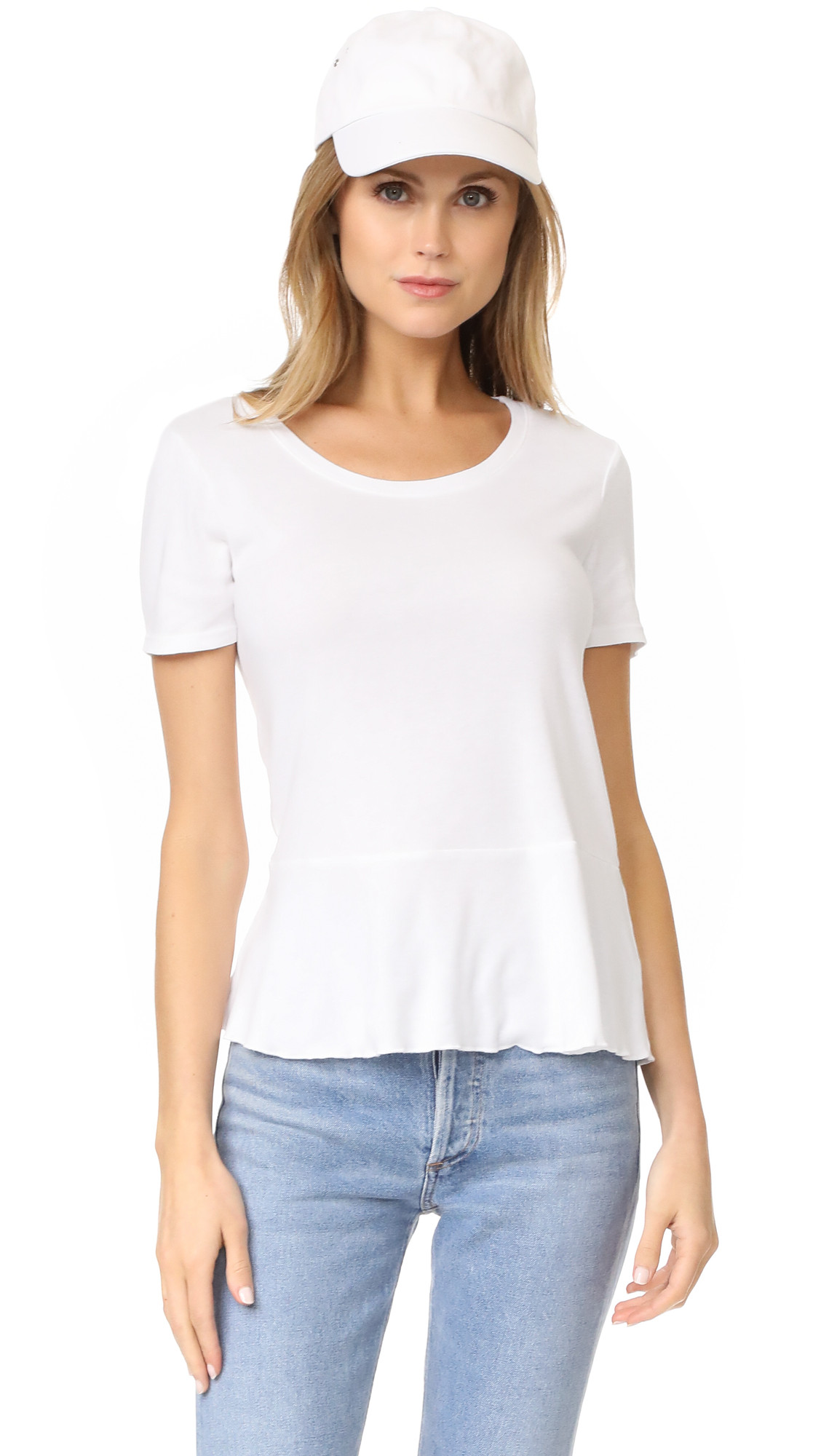 1x1 Peplum Tee | Shopbop