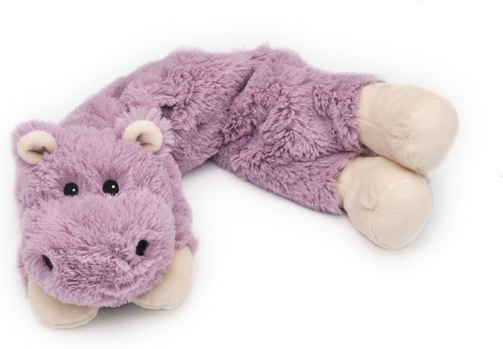 warmies Hippo Microwavable Therapeutic Neck Wrap Lavender Scented, Chill in a Freezer for Cooling... | Amazon (US)