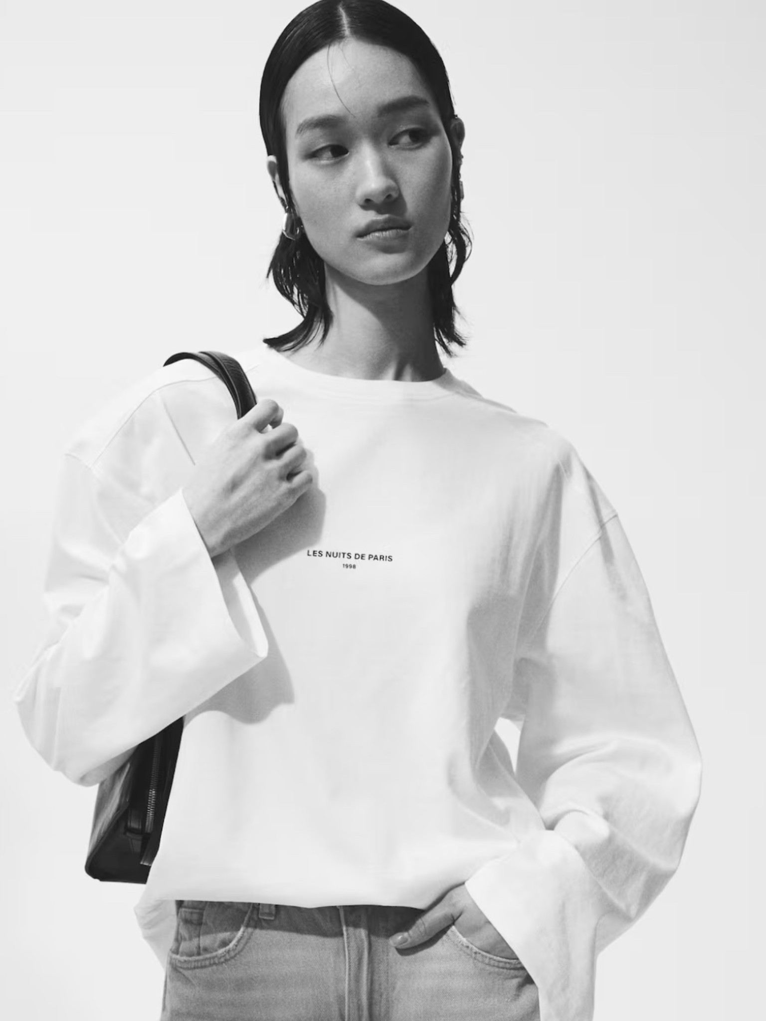 Long Sleeve Jersey Knit Top - this runs oversized. I’m in a small but could have done an XS.