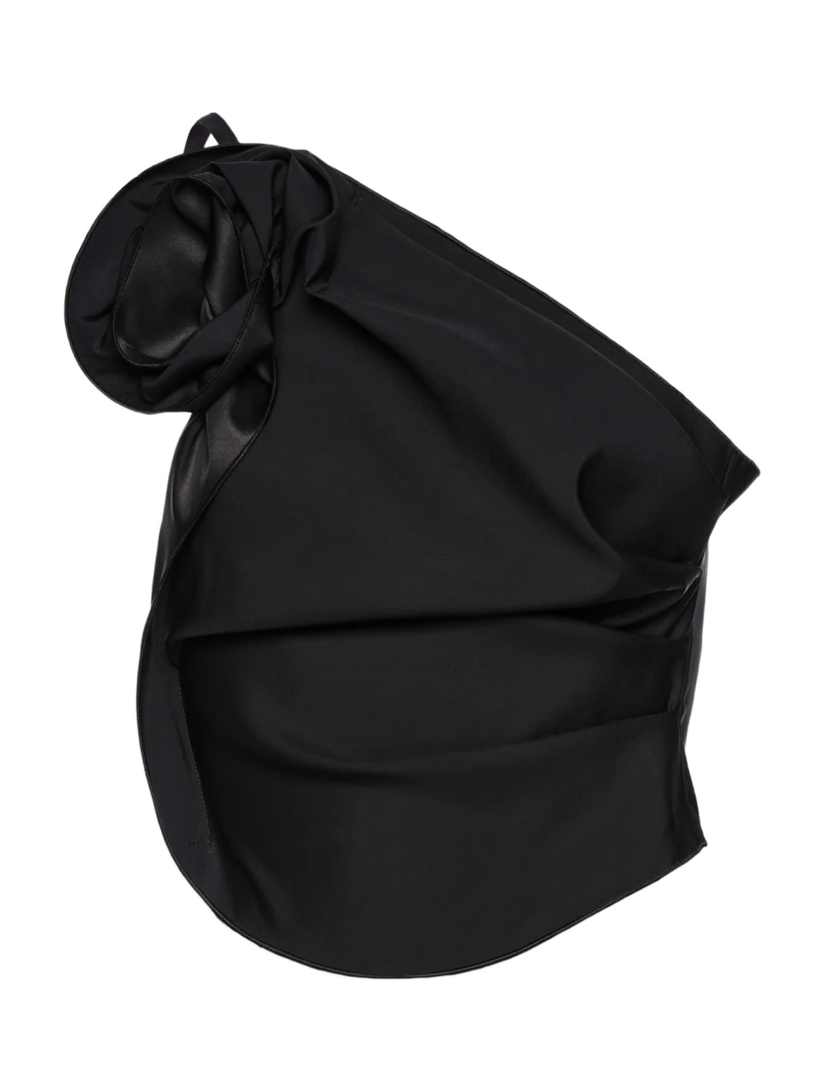 asymmetrical draped top | Senser US