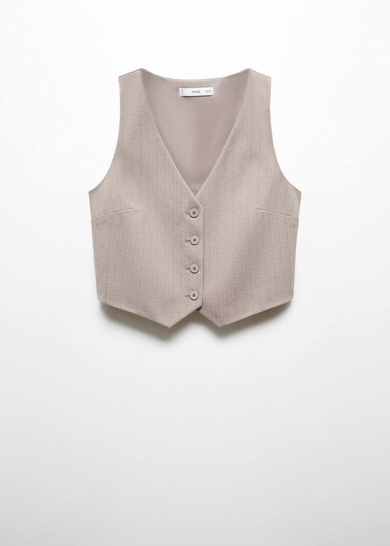 Suit waistcoat with buttons -  Women | Mango United Kingdom | MANGO (UK)