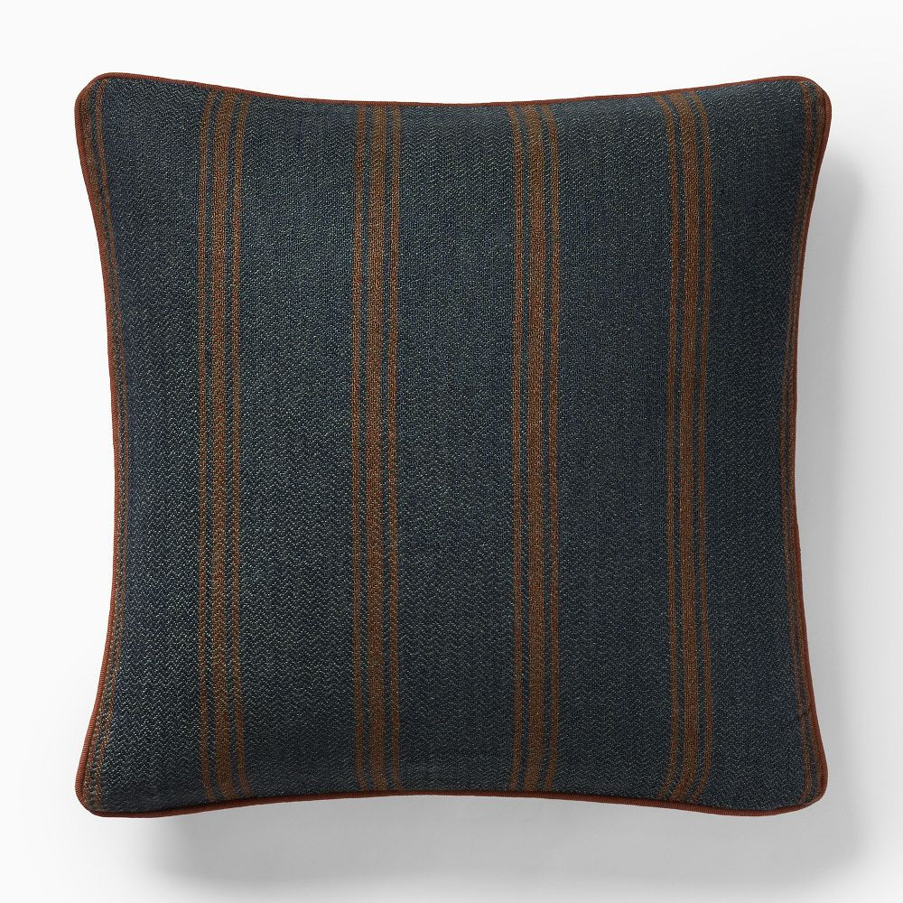 Marled Herringbone Stripe Pillow Cover | West Elm (US)