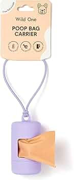 Wild One Poop Bag Holder and Dispenser for Dogs with Leash Attachment, Leak Proof, Easy Twist Top... | Amazon (US)