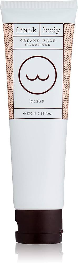 Frank Body Creamy Face Cleanser, 3.38oz | Hydrating Charcoal Face Cleanser For Acne | Naturally R... | Amazon (US)