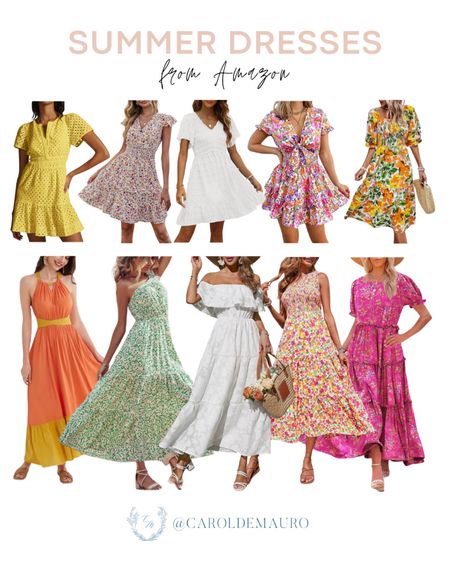 Make sure you check out this collection of stylish and fun dresses that you can wear this Summer! #amazonfinds #summerwedding #floraldress #outfitinspo

#LTKStyleTip #LTKWedding #LTKSeasonal