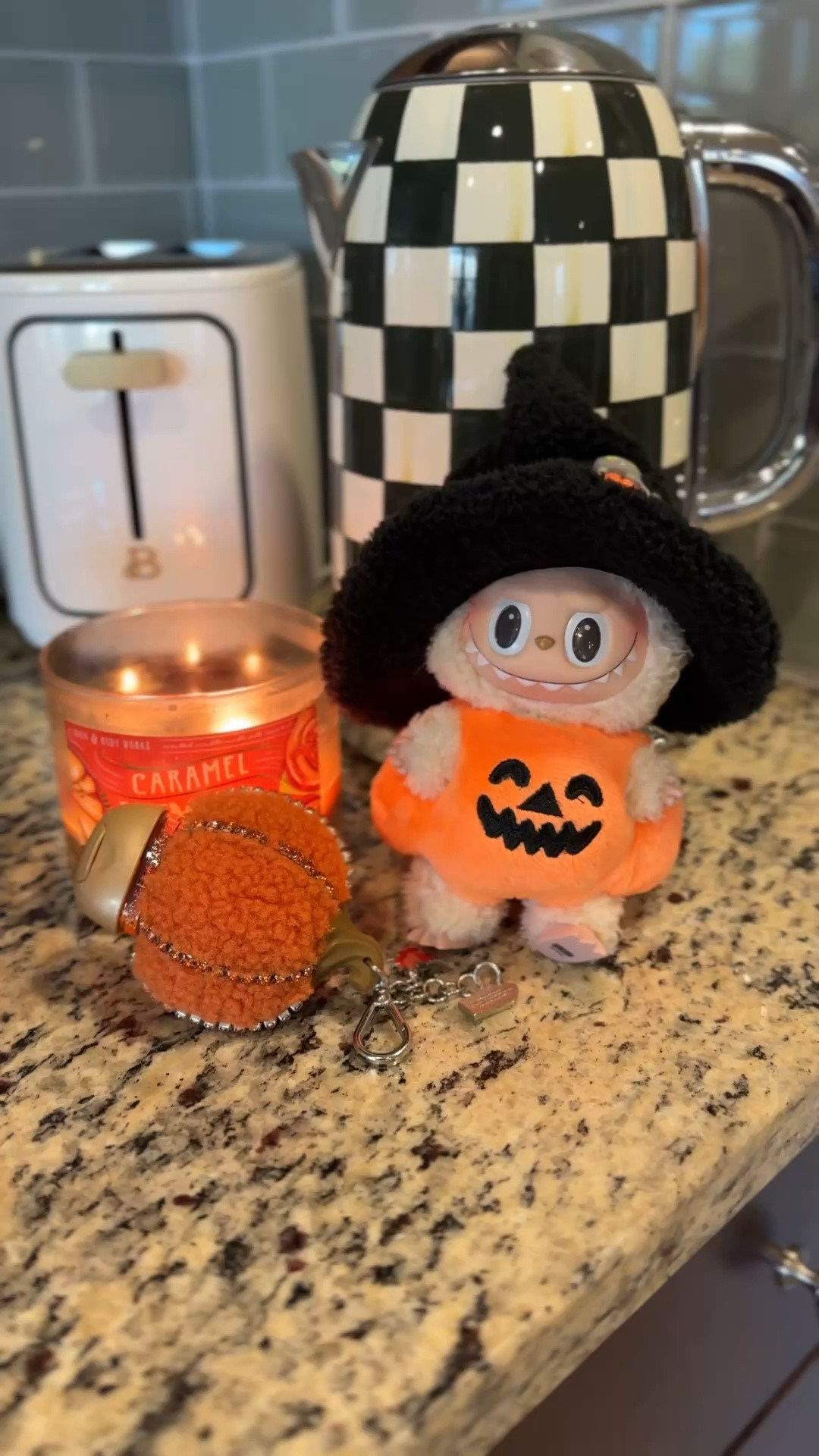 So ready for fall! Found the cutest pumpkin sanitizer keychain and a pumpkin outfit for my Labubu. These are going to look so cute as my fall bag charms! #fallaccessories #fall #pumpkin #halloween #fallcandle

#LTKSeasonal #LTKWorkwear #LTKHome