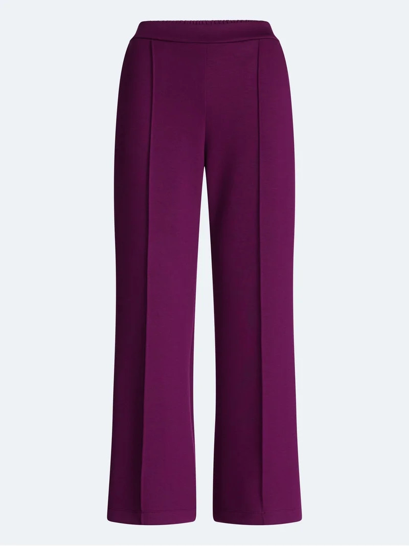 Scoop Women's and Women's Plus Scubaknit Seamed Sweatpants, Regular, Short Lengths, Sizes XS-4X | Walmart (US)